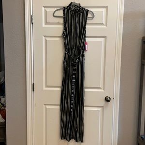 Xhilaration Black striped pants jumper size Small